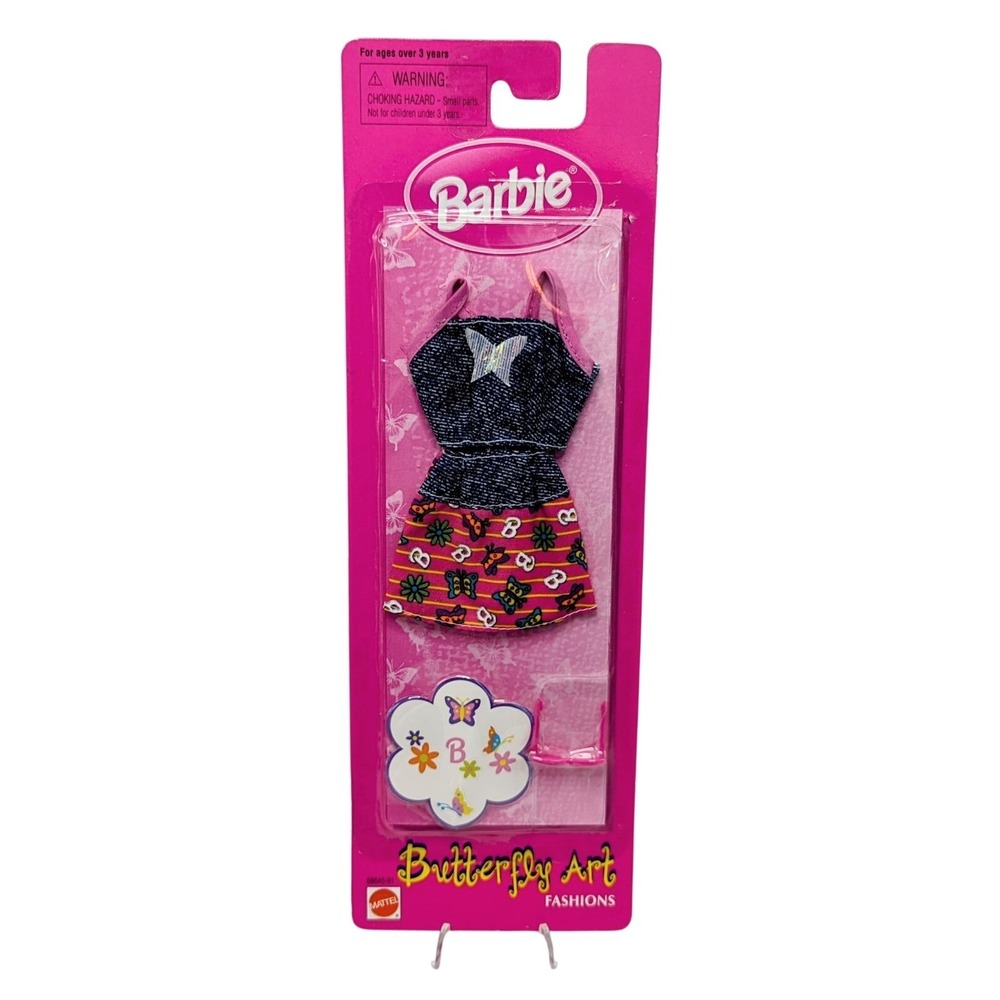1998 Barbie Butterfly Art Fashions, Outfit & Accesories, No. 68645-91